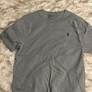 Boys size L 14/16 Grey Polo Ralph Lauren short sleeve tee